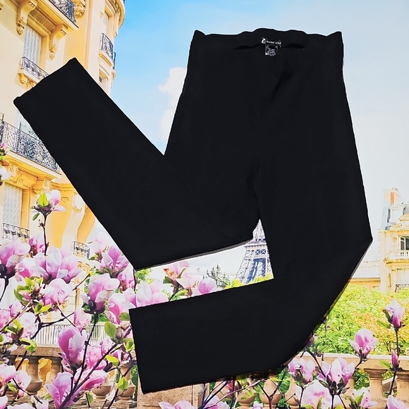 Franne Golde Sleek Black Pants Size Small - Picture 1 of 4